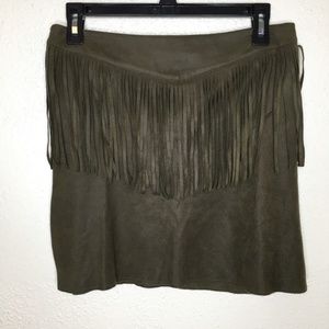 BCNU Western Fringe Skirt L